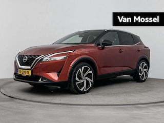 Nissan Qashqai 1.3 MHEV Xtronic Tekna Plus 158PK | Trekhaak 1800KG | Head-Up Display | BOSE Audio | Panoramadak | Stoel,- Stuur en Voorruitverwarming | 20'' Inch Velgen | Apple CarPlay & Android Auto