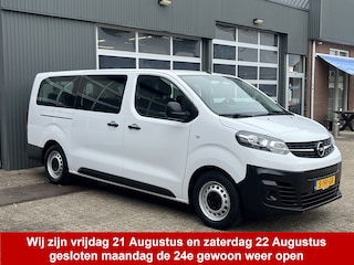 Opel Vivaro Combi L3H1 75 kWh 100% Elektrische Rolstoel 9-Persoons Laadklep CDT systeem Invalide Airco Cruise controle Automaat  Telefoonverbinding Taxi Groepsvervoer BCT taximeter