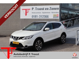 Nissan Qashqai 1.2 Tekna Automaat/Nederlandse auto/Panoramadak/Stoelverwarming/Achteruitrijcamera/Parkeersensoren/Cruise control/DAB/Climate control/Navigatie