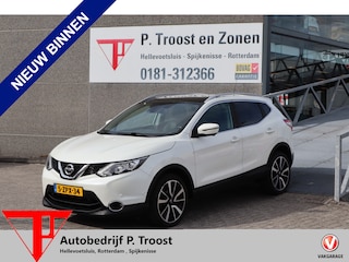 Nissan Qashqai 1.2 Tekna Automaat/Nederlandse auto/Panoramadak/Stoelverwarming/Achteruitrijcamera/Parkeersensoren/Cruise control/DAB/Climate control/Navigatie