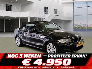 BMW 1-serie Cabrio 120d High Executive Leer Xenon Navi
