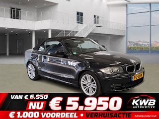 BMW 1-serie Cabrio 120d High Executive Leer Xenon Navi