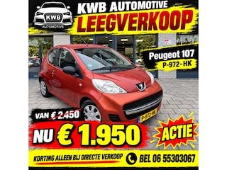 Peugeot 107 1.0-12V XR Nieuwe apk koppeling VV