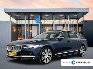 Volvo V90 B5 Ultimate Bright | 20" | 360 Camera | Head-Up | Harman Kardon | Elektr. verst. Stoelen | Panoramadak | Parkeerverwarming | Leder Dashboard