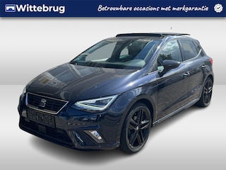 Seat Ibiza 1.5 TSI FR Black Edition / AUTOMAAT/ PANO/ 150 PK/ PARK.SENSOREN V+A/ ALCANTARA/ CAMERA/ CRUISE/ FULL LINK/ STOELVERWARM./ DIGITAL DASH/ RIJ-MODI/ NAVI/ DAB/ CLIMA/ LED/ 18'' LMV