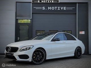 Mercedes-Benz C-klasse 180 AMG NAP, Pano, Camera, Memory, Leder, Trekhaak, Org NL!