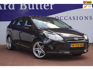 Ford Focus Wagon 1.0 EcoBoost Titanium+airco+Elek-Pakket+18"Lmv+Parkeer-Hulp+stoel-verw = TOP ONDERHOUDEN !!