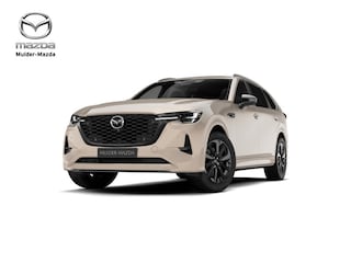 Mazda CX-80 e-Skyactiv PHEV Homura Plus - Zwart Nappa Leder | 12,3-inch TFT-kleurendisplay met bediening via centrale HMI Commander, touchscreen (voor Apple CarPlay / Android Auto™) of voice control | 12,3-inch digitale meterset | 20-inch lichtmetalen velgen, Black