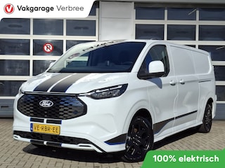 Ford Transit Cust. 340 L2H1 Sport 71 kWh | Nieuw!! | 370KM WLTP | 2.300 KG trekgewicht | Android/Apple Carplay | Voorstoelen/Stuur Verwarmd | Beide Kanten Schuifdeur | LM Velgen 17" | Airco |