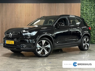 Volvo XC40 Recharge Pure Electric Plus | Achteruitrij camera | All-season banden | Stoel en Stuurwielverwarming | 19 Inch | Microtech / alcantara bekleding met wit stiksel en bies | Zitting verlenging voorstoelen | Google Infotainment | Keyless Drive | Parkeersensoren voor+achter | Privacy Glass | Elektrisch bedienbare achterklep | Draadloos telefoon opladen | DAB Radio | Apple Carplay/Android Auto | Volvo On Call met mobiele App functie | Onyx Black Metallic |