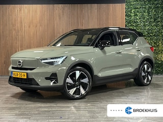 Volvo EX40 Single Motor Extended Range Ultra 82 kWh | All-season banden | Schuifdak | 360° Camera | Harman Kardon | Adaptieve Cruise Control | Bestuurdersstoel elektrisch geheugen | Stoel en Stuurwielverwarming | 19 Inch | Passagiersstoel elektrisch | Microtech / alcantara bekleding met wit stiksel en bies | Zitting verlenging voorstoelen | Pilot Assist | BLIS Dode Hoek Detectie | Warmtepomp | Google Infotainment | Keyless Drive | Parkeersensoren voor+achter | Privacy Glass | Elektrisch bedienbare achterklep | Draadloos telefoon opladen | DAB Radio | Apple Carplay/Android Auto | Volvo On Call met mobiele App functie | Sage Green Metallic |