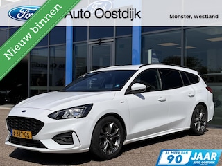 Ford Focus Wagon 1.0 EcoBoost ST Line 125PK Trekhaak Winterpack Camera Head-Up Parkeersensoren Keyless Climate Pricavy Glass *1ste Eigenaar*