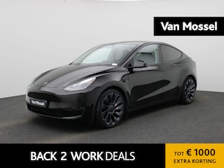 Tesla Model Y Performance AWD 75 kWh | PANODAK | 21 INCH VELGEN | 360 CAMERA | STOEL-STUURWIELVERWARMING