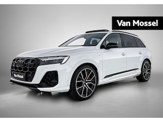 Audi Q7 60 TFSI e quattro Pro Line S Competition 490 PK | Adaptive cruise control | Glazen panoramadak | Bang & Olufsen | Head-up display | Luchtvering | 360 graden camera | Alarm Klasse III | HD-matrix | Elekt. voorstoelen met geheugen | Trekhaak | Elektrisch verstelbaar stuur | Stoelverwarming voor & achter | Optiekpakket zwart plus