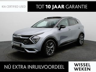 Kia Sportage 1.6 T-GDi Hybrid GT-PlusLine Trekhaak | Open Dak | Premium Sound | Leder | Stoelverwarming en Verkoeling | Camera | Elektr. Stoel met Geheugen | HEV