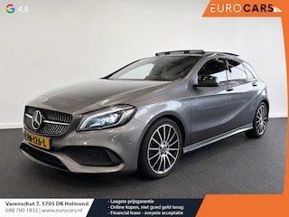 Mercedes-Benz A-klasse 180 AMG Edition Night Pack Panoramadak Navigatie Apple CarPlay Android Auto Camera Parkeerhulp Cruise Control Stoelverwarming Full Led Airco Lichtmetalen velgen