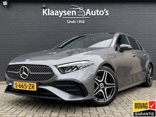 Mercedes-Benz A-klasse 180 AMG Line AUT. | 1e eigenaar | dealer onderh. | panoramadak | camera | night pakket | sfeerverlichting