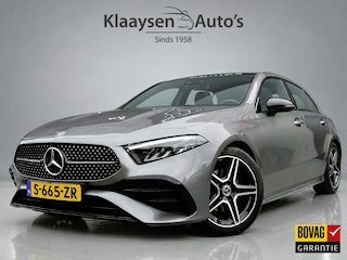 Mercedes-Benz A-klasse 180 AMG Line AUT. | 1e eigenaar | dealer onderh. | panoramadak | camera | night pakket | sfeerverlichting