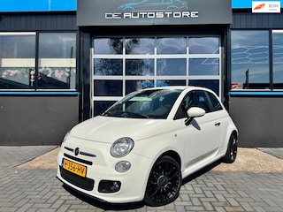 Fiat 500 1.2 500S Airco leder Pdc 16 Inch Blue and my Zeer nette auto