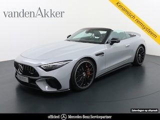 Mercedes-Benz SL 63 4Matic+ 585pk AMG 63 4Matic+ 585pk // Keramische remmen // BTW-auto // Neuslift // Alpin Grau // AMG Nightpakket II // Burmester // Achteras besturing