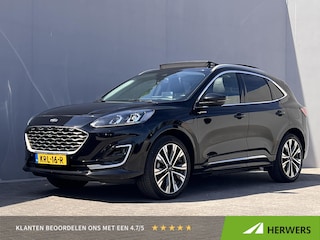 Ford Kuga 2.5 PHEV Vignale / Accu SoH 91,96 % / Panorama schuifdak / Afn. trekhaak 1.500 kg / HUD / Camera / Navigatie / Apple Carplay Android / Elektr. stoel & klep / 20" LM wielen /