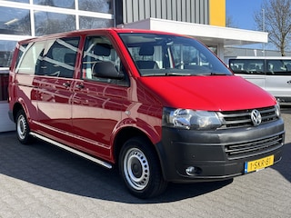 Volkswagen Transporter Kombi 2.0 TDI L2H1 Comfortline BPM/ BTW vrij Airco Cruise control Trekhaak Verlengde uitvoering 1e eigenaar Automaat Personenvervoer Personenbus Groepsvervoer Combi Ex overheid Marge