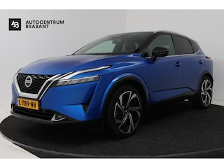Nissan Qashqai 1.3 MHEV Xtronic Tekna Plus (PANO, TREKHAAK, CAMERA, STUUR-/STOELVERWARMING, ELEKT. STOELEN, MEMORY)