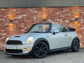 Mini Mini Cabrio 1.6 Chili White Silver Nav/Cruise Stoelverw Leer Voll.Onderhoud. UITSTRALING!