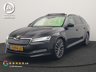 Skoda Superb Combi 1.4 TSI iV Laurin & Klement PHEV 218pk | Trekhaak Af Fabriek | Panodak | Camera | Lederen Comfortzetels Massage & Memory | Keyless | Sfeerverlichting | Stoelen &Stuur Verwarmd | Apple Carplay | Navigatie | DAB | Plug In Hybrid |