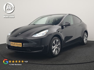 Tesla Model Y Long Range AWD 75 kWh 441pk | Full Self-Driving Capability | Panodak | Adaptive Cruise | Lederen Sportstoelen Memory & Verwarmd | Camera | Navigatie |