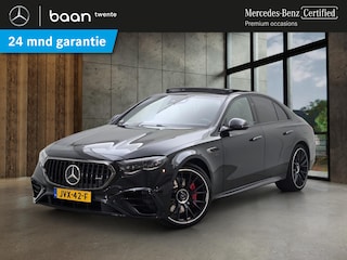Mercedes-Benz E-klasse AMG 53 4-Matic+ Night Edition | Premium Plus | AMG Nightpakket I & II | Rijassistentiepakket Plus | Stoelventilatie en verwarming voor | Head-up display | AMG Carbon interieur | Burmester 4D surround sound | Zwart nappa leer