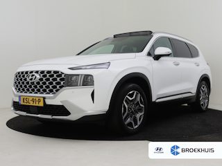 Hyundai Santa Fe 1.6 T-GDI PHEV Premium 265 PK AUTO | Head-up display | Elekt glazen pano-dak | 360 gr Camera | Elektr stoel(en) met verwarming ventilatie en memory | Cruise control adapt | App connect | Navi | DAB | LED | 19"LMV