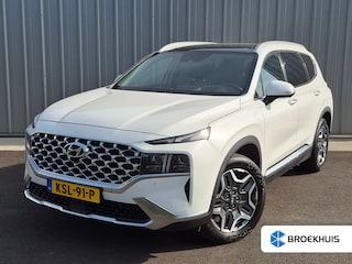 Hyundai Santa Fe 1.6 T-GDI PHEV Premium 265 PK AUTO | Head-up display | Elekt glazen pano-dak | 360 gr Camera | Elektr stoel(en) met verwarming ventilatie en memory | Cruise control adapt | App connect | Navi | DAB | LED | 19"LMV