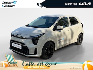 Kia Picanto 1.0 GDi DynamicPlusLine Zwarte logo's | Applearplay | Achteruitrijcamera | Zwart lichtmetaal | Airco |