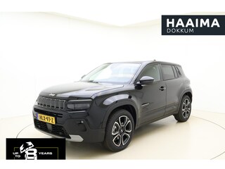 Jeep Avenger Summit 54 kWh | Navigatie | LED projector koplampen | Elektrische achterklep | 18'' lichtmetalen velgen | Camera | Stoelverwarming | Snel leverbaar!