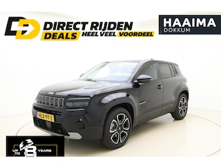 Jeep Avenger Summit 54 kWh | Navigatie | LED projector koplampen | Elektrische achterklep | 18'' lichtmetalen velgen | Camera | Stoelverwarming | Snel leverbaar!