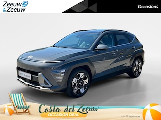 Hyundai Kona 1.6 GDI HEV Premium Sky | Stoel- stuurverwarming | Schuif- kanteldak | Leder | Elek. stoelverstelling
