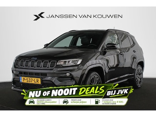 Jeep Compass 4xe 240 Plug-in Hybrid Electric S Stuur-Stoelverwarming Leder Memory Keyless 19"