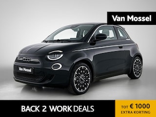 Fiat 500 42 kWh La Prima by Bocelli | APPLE CARPLAY | ANDROID AUTO | STOELVERWARMING | ACHTERUITRIJCAMERA | PARKEERSENSOREN | DODEHOEKSENSOREN | NAVIGATIE | RIJSTROOKHULP | KEYLESS | DAB RADIO | LEDER | CRUISE CONTROL | VERLICHTING AUTOMATISCH |