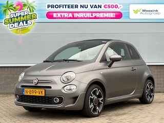 Fiat 500 70 pk Hybrid Cult SUMMER DEALS | Matgrijs | Cabrio | Carplay | Climate Control