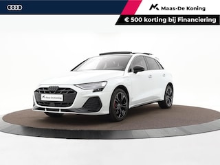 Audi A3 Sportback 45 TFSIe 272pk S-Tronic S Edition Competition · SOH 100% · Panoramadak · Camera · Lederen Bekleding · Elek. Stoel Bestuurder · Elek. Achterklep · Dodehoeksensor · Garantie t/m 24-06-2030 of 100.000km