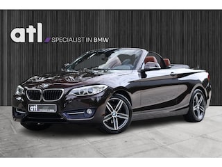 BMW 2-serie Cabrio 218i High Executive Sportline | Aut. | Leder | Navi Pro | Xenon | Stoelverwarming | Clima | Alarm Kl.3 | Sportstoelen | Etc.