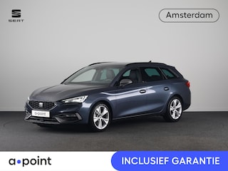 Seat Leon Sportstourer 1.5 eTSI FR Launch Edition 150pk | Parkeercamera | Verwarmbarev oorstoelen | Apple Carplay/Android Auto | Cruise control adaptief | Dodehoek detectie |  LED koplampen, lichtmetalen velgen 17" | Navigatiesysteem full map