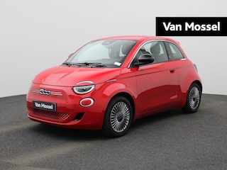 Fiat 500 42 kWh (Red) | Apple Carplay/Android Auto | Achteruitrijcamera | Cruise Control | Lichtmetalen Velgen |