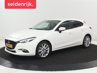 Mazda 3 2.0 SkyActiv-G 120 GT-M | Head-Up | Leder | Stoelverwarming | Adaptive cruise | Camera | Stuurverwarming | Bose Sound | Navigatie | Full LED | Keyless | Parkeerhulp | Climate control