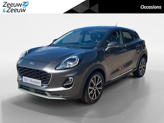 Ford Puma 1.0 EcoBoost Hybrid Titanium | Dealer Onderhouden | Parkeersensoren Achter | 17" Lichtmetalen Velgen | Airco | Navigatie | Apple Carplay & Android Auto | Bovag Garantie