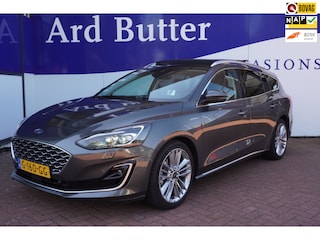 Ford Focus Wagon 1.5 EcoBoost 150PK Vignale+Led+Volleder+Navigatie+Pano-dak+Camera+BO-Sound+18"LMV = ORIG/NL NIEUWE BANDEN ETC !!