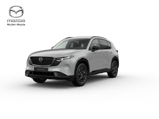 Mazda CX-5 e-Skyactiv G 141 Homura - Zwart lederen interieur | 19-inch lichtmetalen velgen, Black | Alarmsysteem | Automatisch dimmende binnenspiegel met randloos design