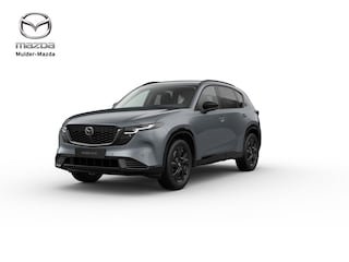 Mazda CX-5 e-Skyactiv G 141 Homura - Zwart lederen interieur | 19-inch lichtmetalen velgen, Black | Alarmsysteem | Automatisch dimmende binnenspiegel met randloos design