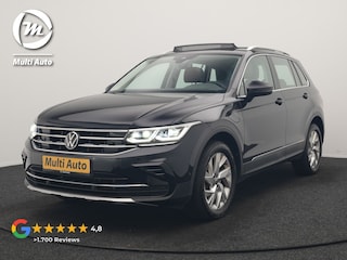 Volkswagen Tiguan 1.4 TSI eHybrid Elegance PHEV 245pk Dealer O.H | Trekhaak Af Fabriek | Panodak | Adaptive Cruise | IQ Light | 360 Camera | Lederen Sportstoelen Memory & Verwarmd | Travel Assist | Apple Carplay | Keyless | Stuurverwarming | BLIS | Virtual | Navigatie | DAB | 18"L.M | Plug In Hybrid |